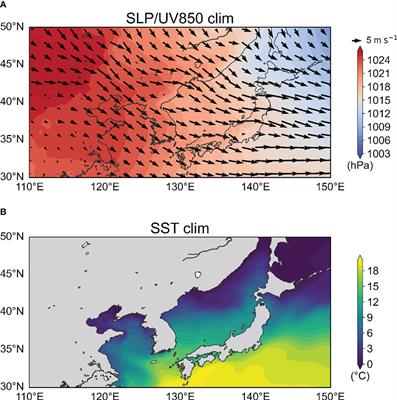 Wintertime sea surface temperature variability modulated by Arctic Oscillation in the northwestern part of the East/Japan Sea and its relationship with marine heatwaves